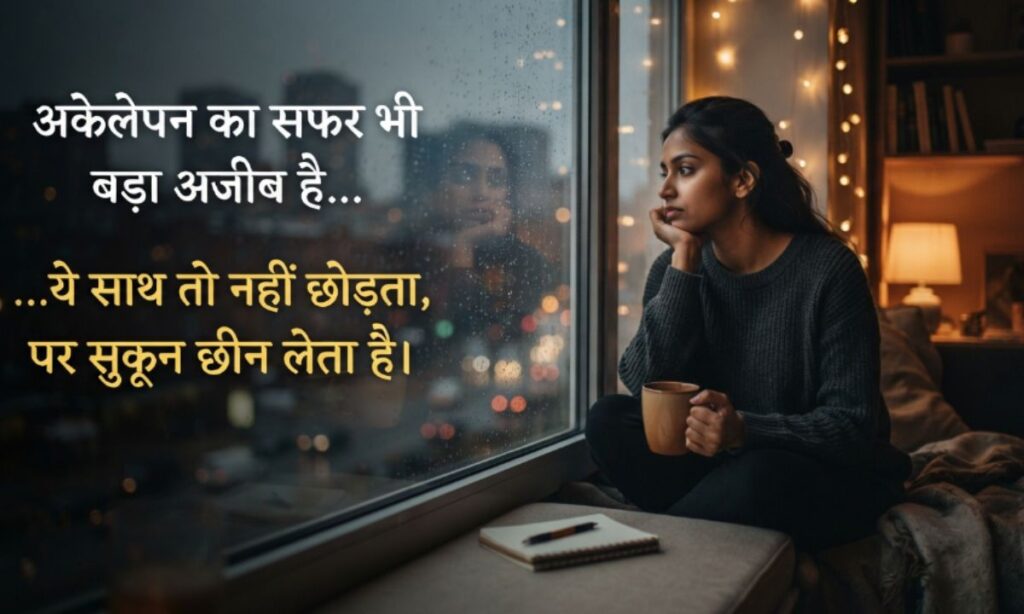 Alone Shayari in English Hindi