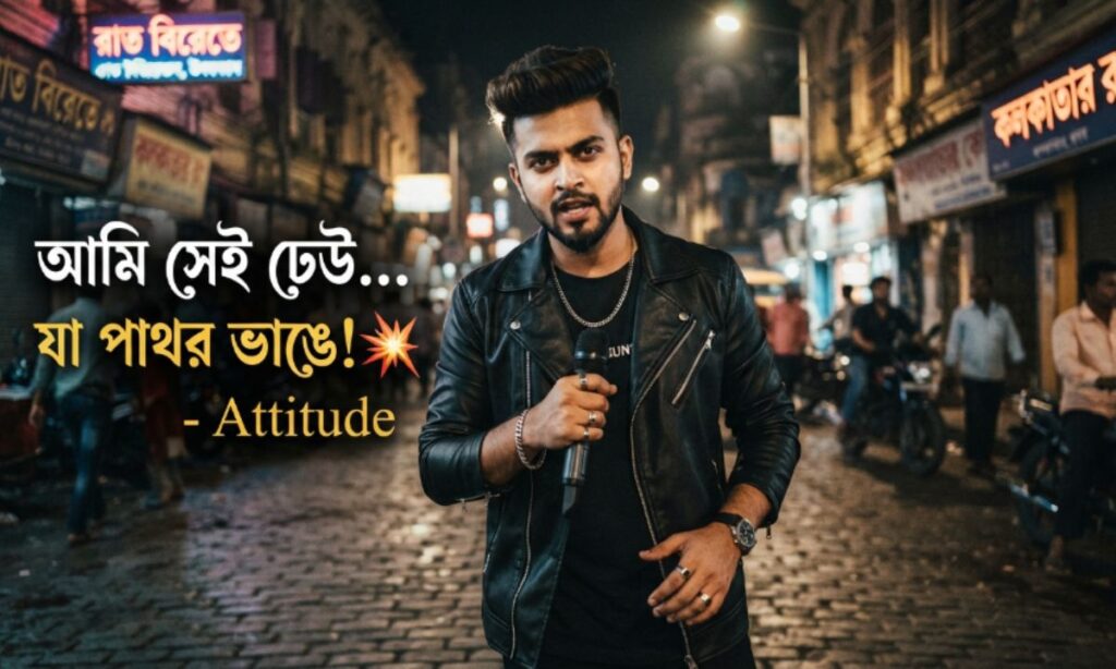Bangla shayari attitude_