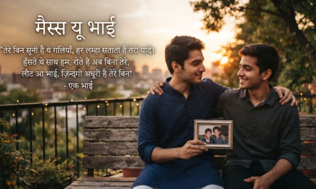 Miss you bhai shayari in hindi