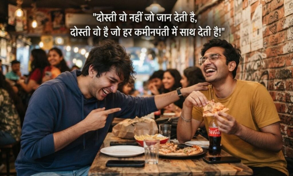 2 Line Funny Shayari for Best Friend