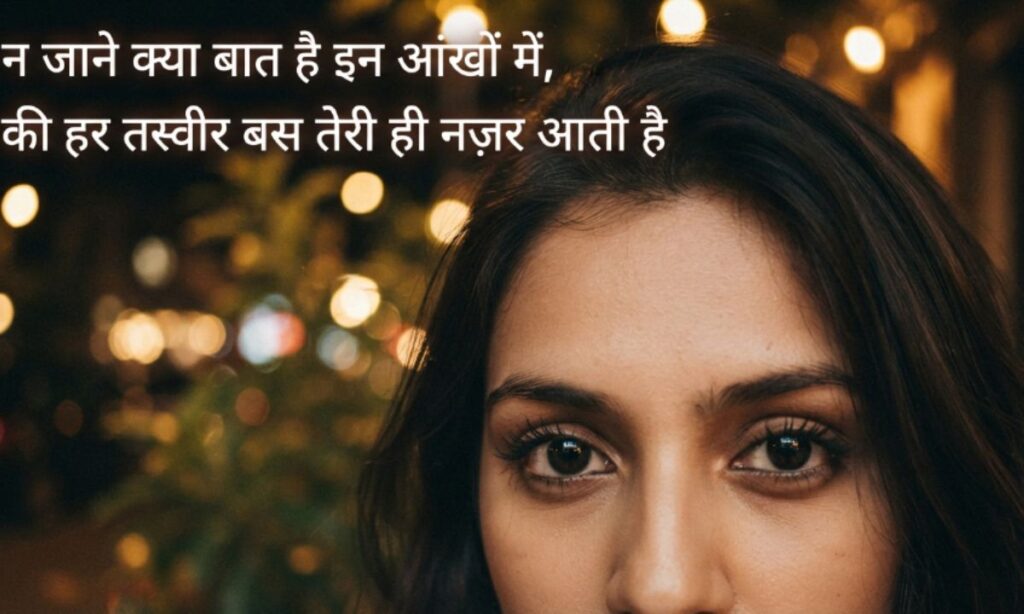 2 Line Shayari on Eyes
