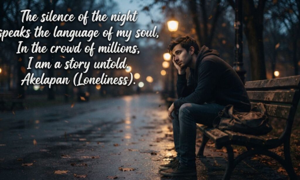 Akelapan Shayari English