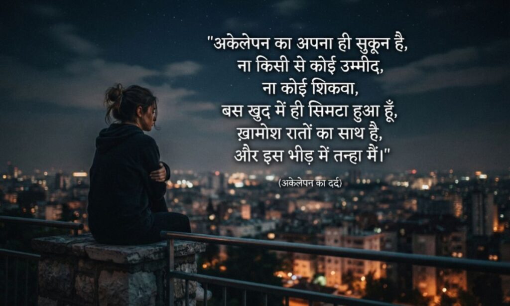 Akelapan Shayari in Hindi