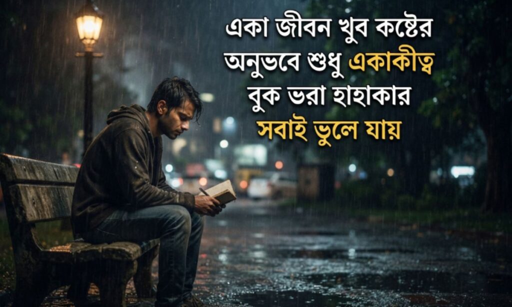 Akelepan Zindagi Dard Bhari Shayari