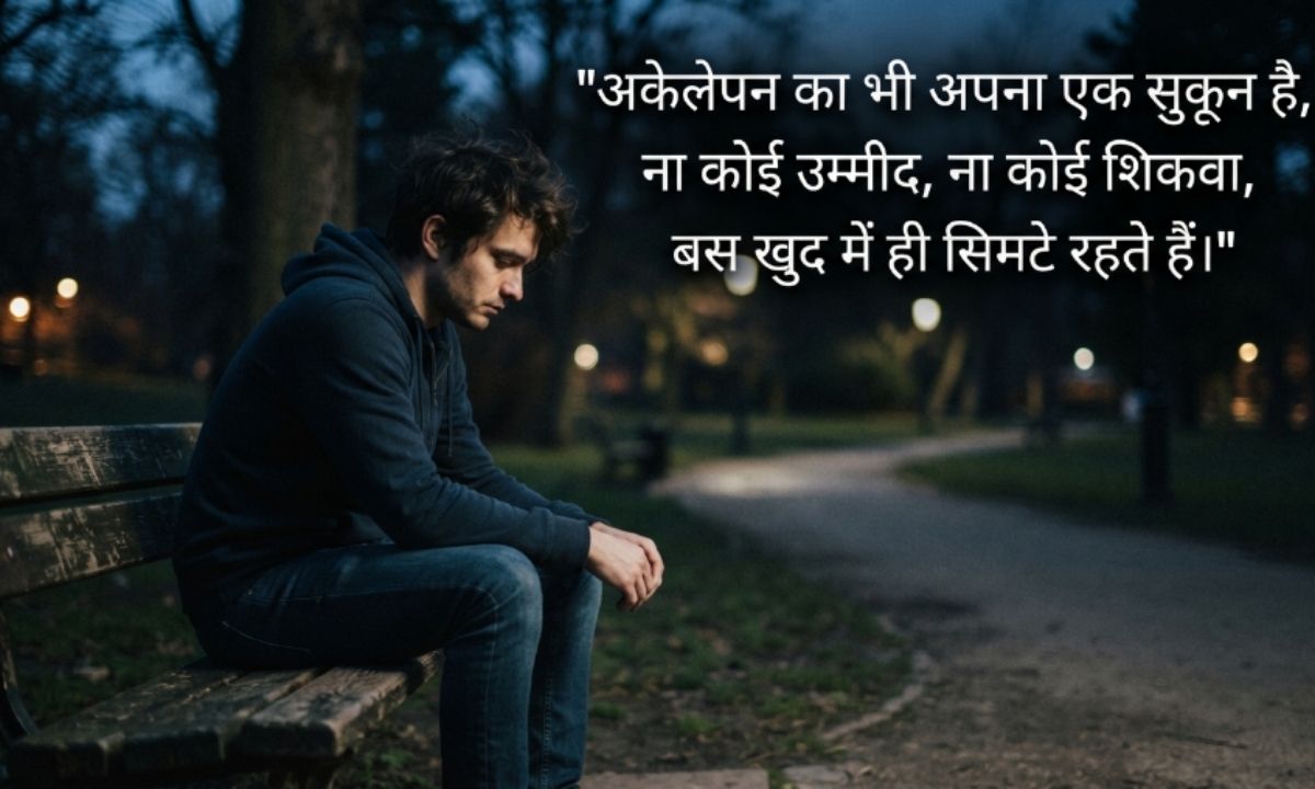 Alone Shayari in Hindi