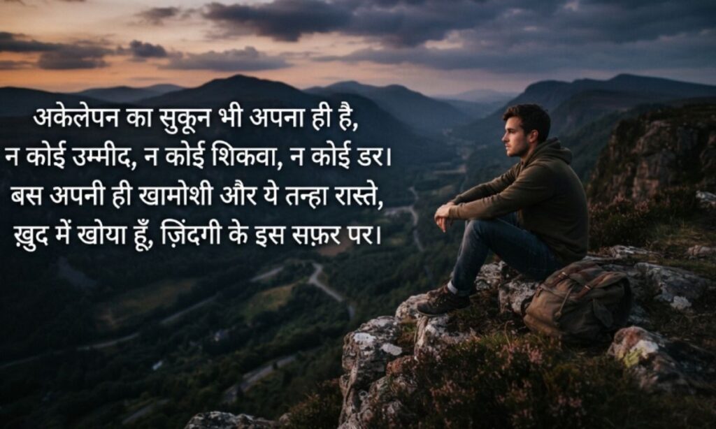 Alone life shayari