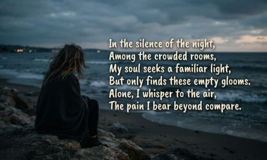 Alone sad Shayari in English