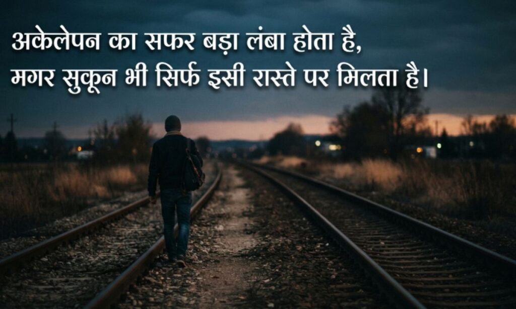 Alone shayari 2 lines