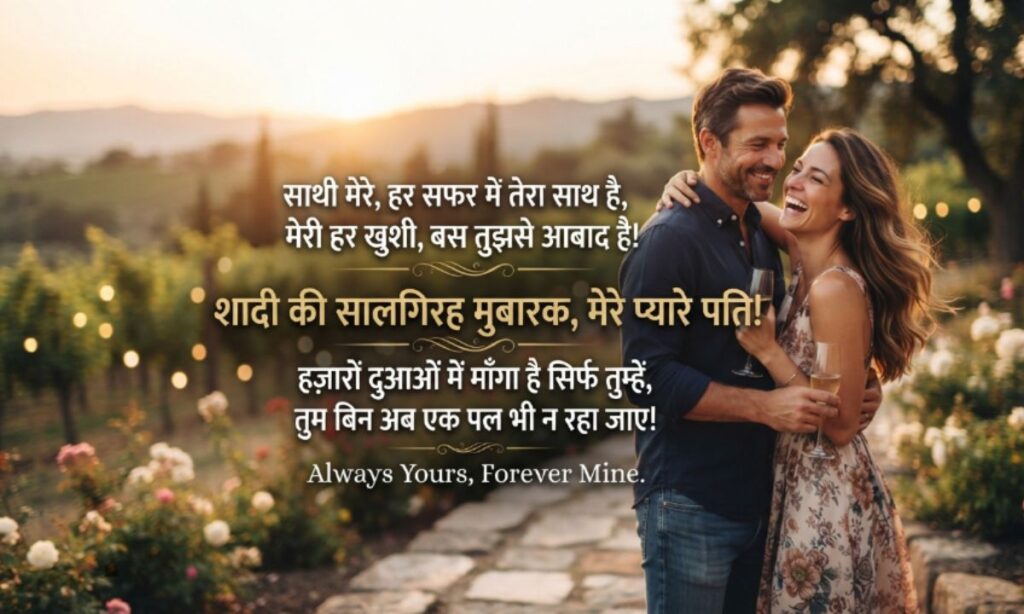 Anniversary Shayari for Husband
