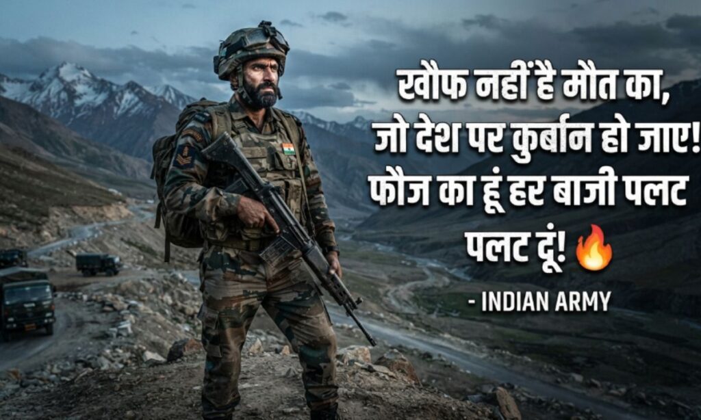 Army Attitude Shayari