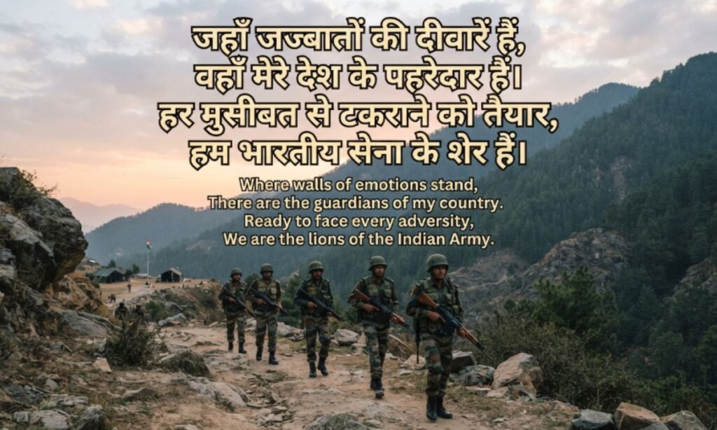 Army Motivational Shayari