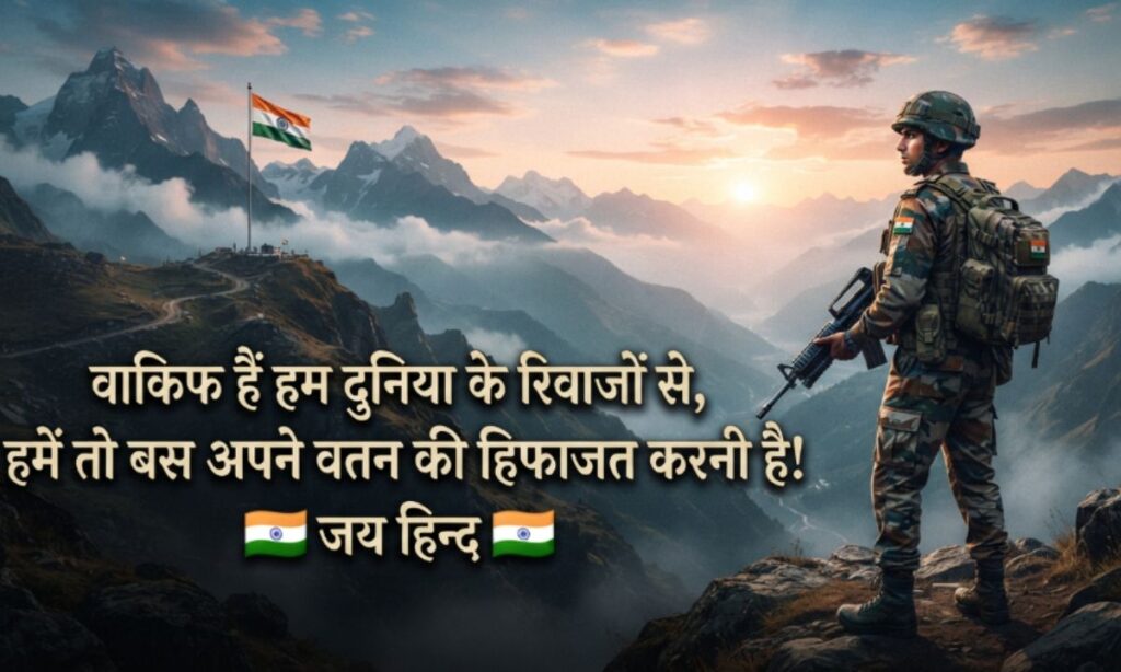 Army Shayari in Hindi