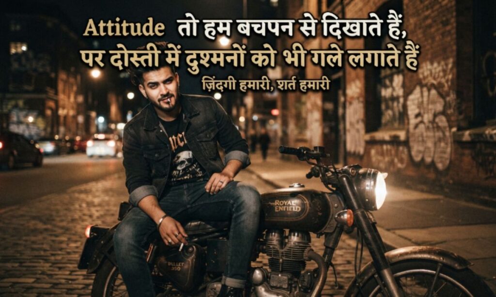 Attitude Shayari Dosti