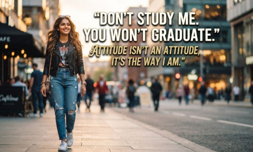 Attitude Shayari for Girls in English
