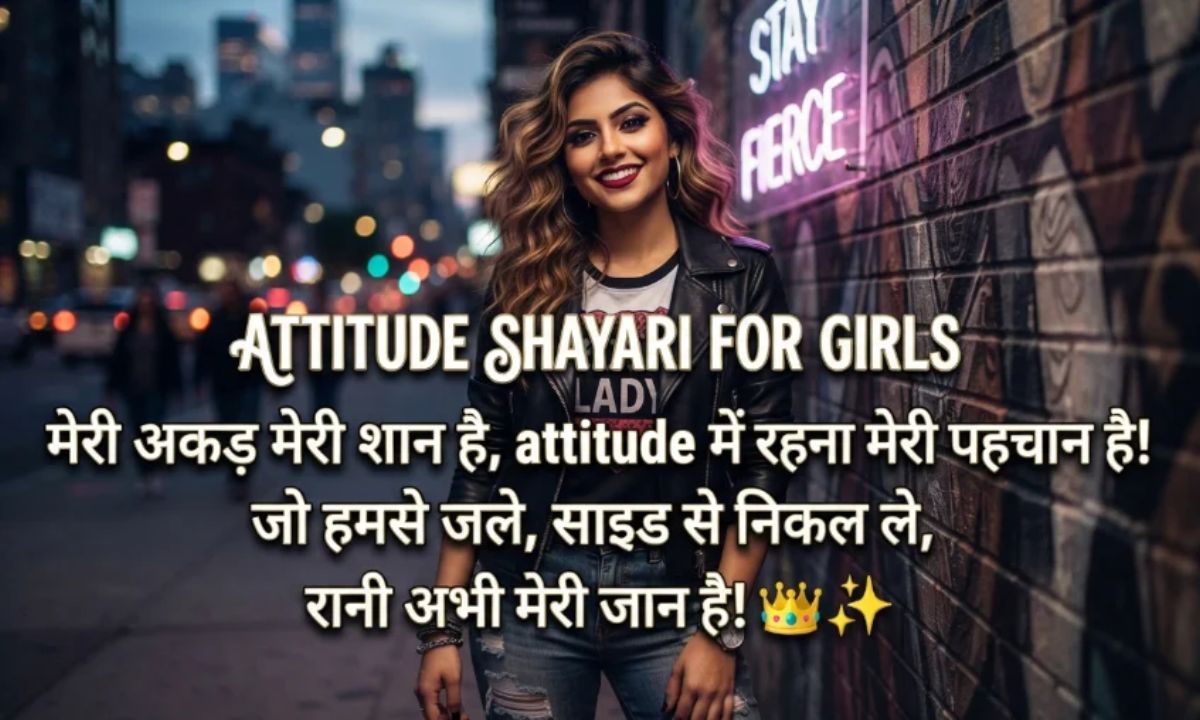 Attitude Shayari for Girls
