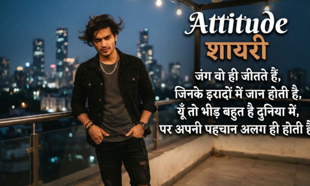 Attitude wali Shayari