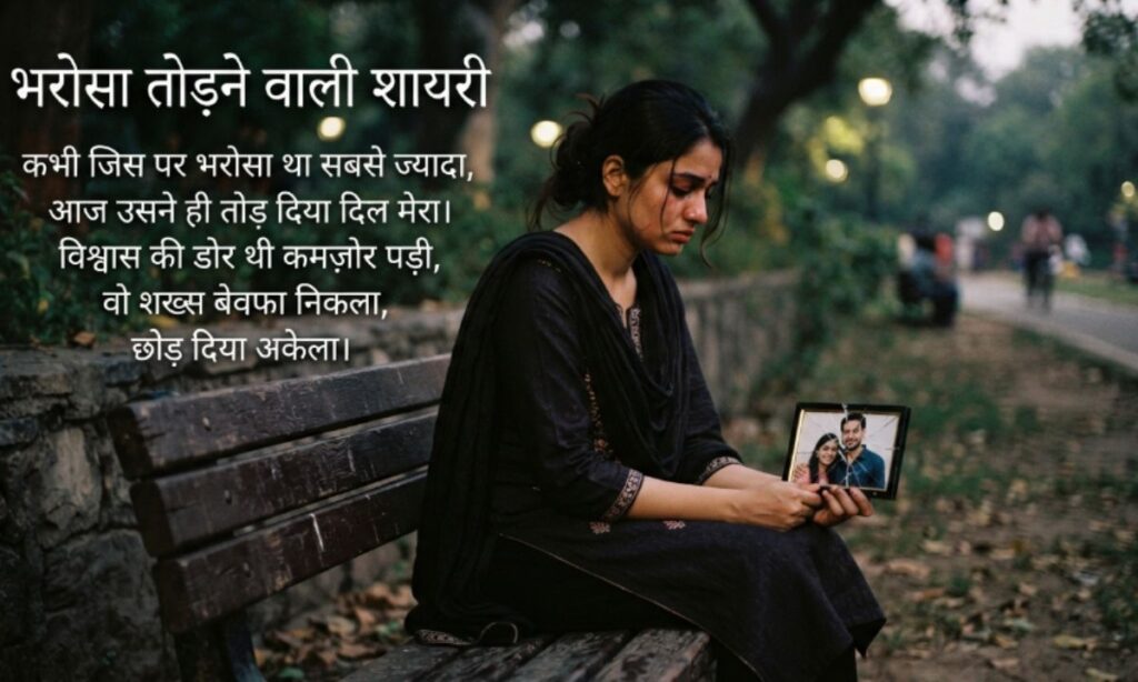 BHAROSA TODNE WALI SHAYARI