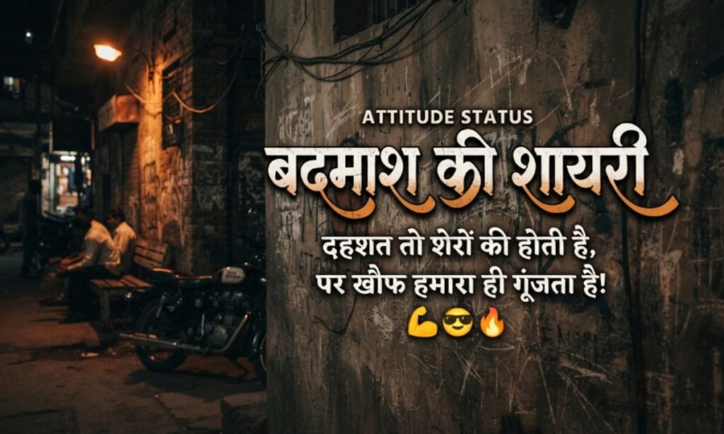 Badmash Ki Shayari