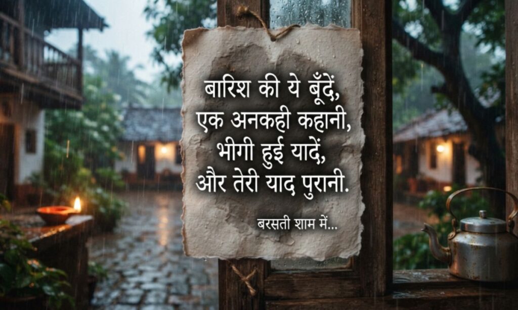 Barish par Shayari