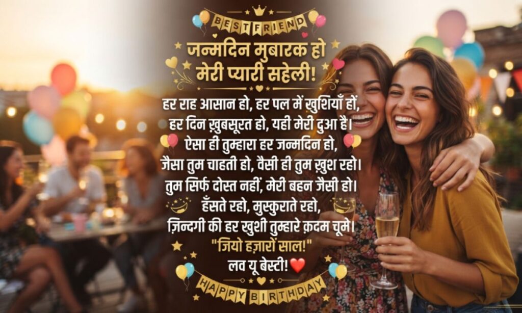 Best Friend Birthday Shayari