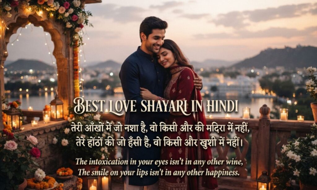 Best Love Shayari in Hindi – बेस्ट लव शायरी