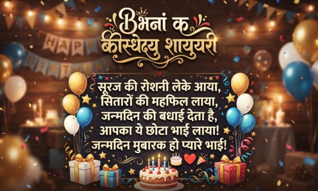 Bhai ka Birthday Shayari