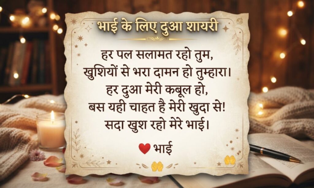 Bhai ke Liye Dua Shayari