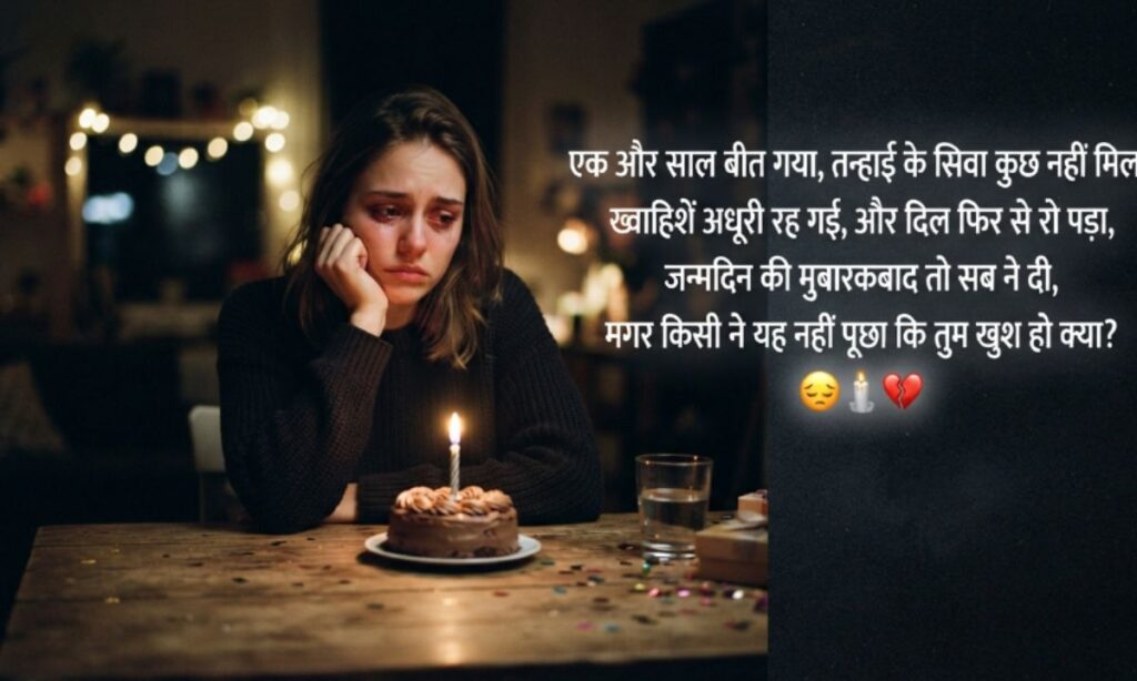 Birthday Sad Shayari