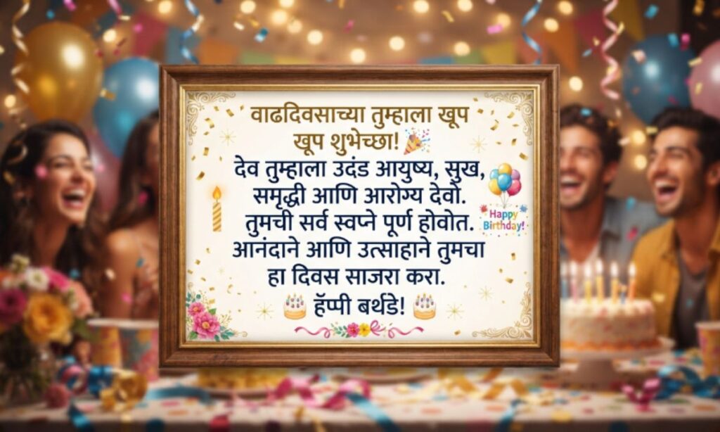 Birthday Shayari Marathi