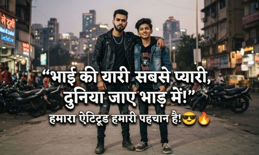Brother attitude shayari