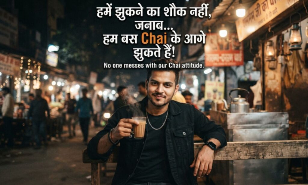 Chai shayari attitude