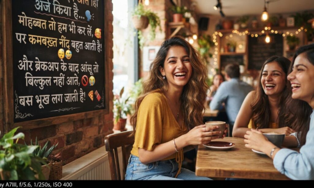 Comedy Shayari for Girls