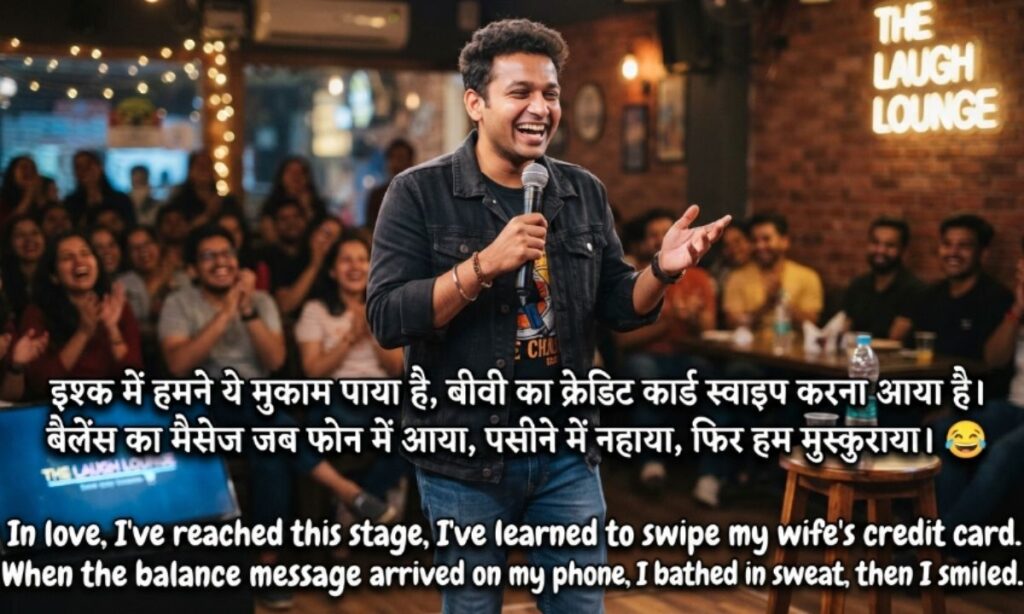 Comedy shayari in hindi english