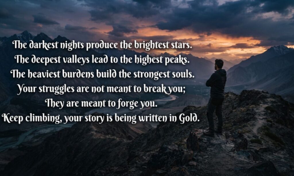 Deep motivational shayari english