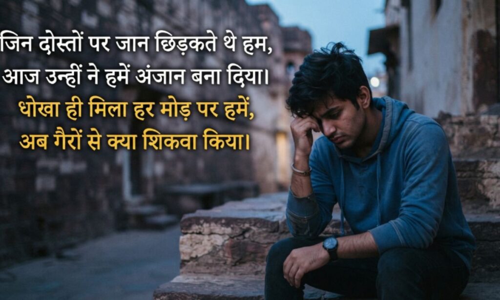Dhokebaaz Dost Shayari in Hindi
