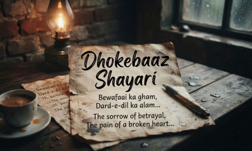 Dhokebaaz Shayari in English