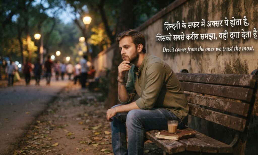 Dhokebaaz dost shayari in hindi