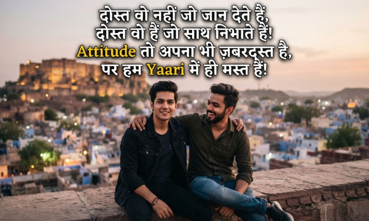 Dosti Attitude Shayari in Hindi