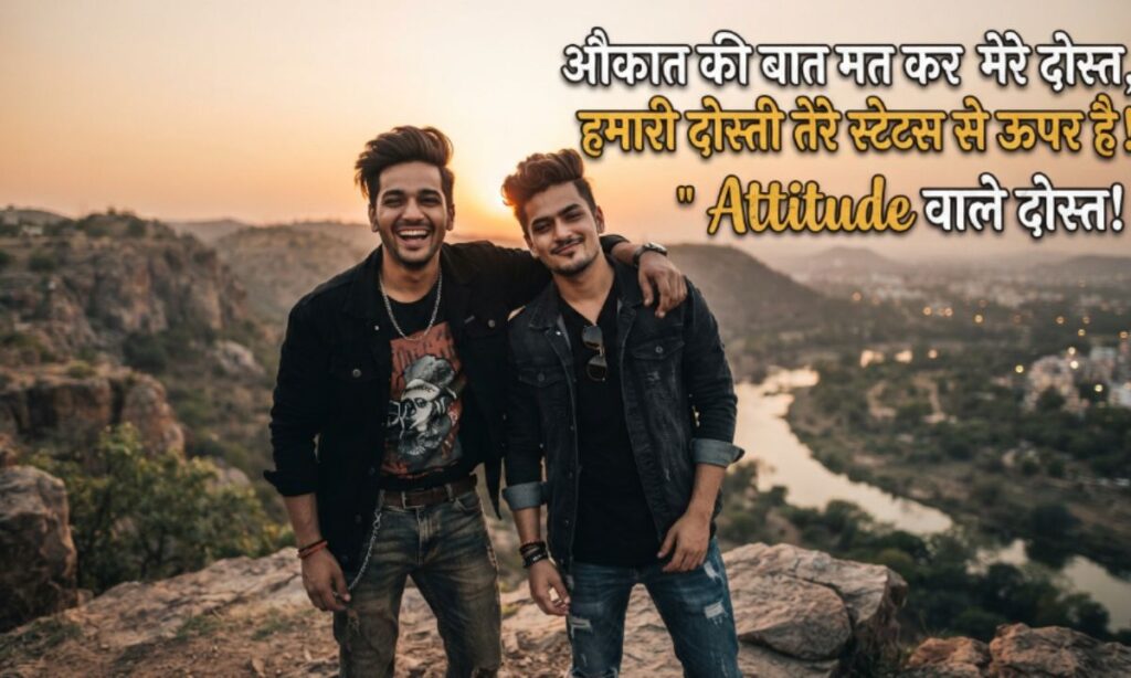 Dosti Attitude Shayari in Hindi