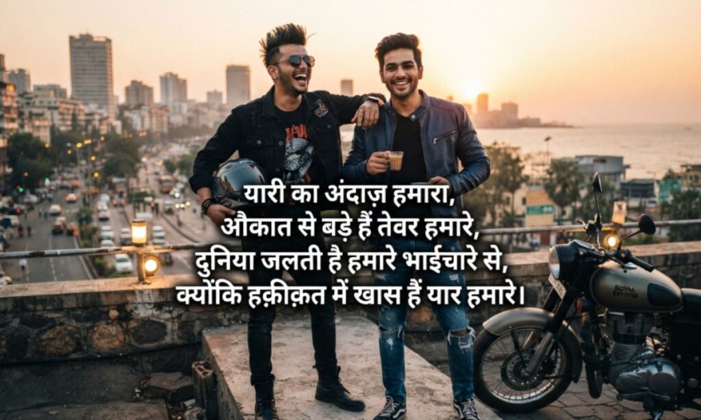 Dosti Attitude Shayari