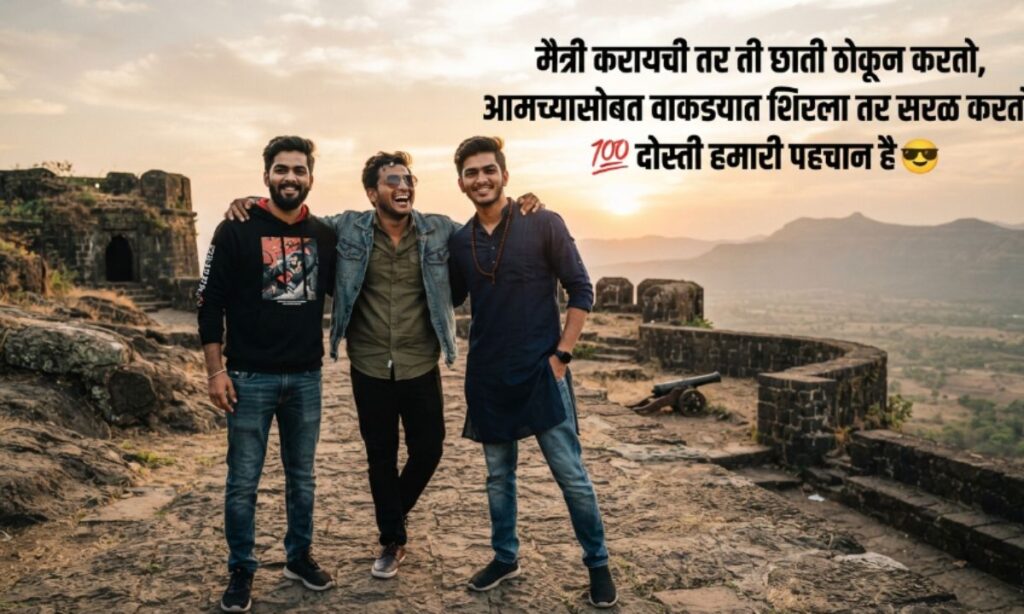 Dosti Shayari Marathi Attitude