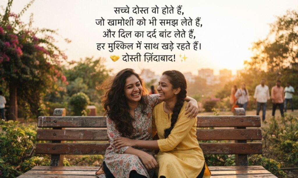 Dosti ke Upar Shayari in Hindi