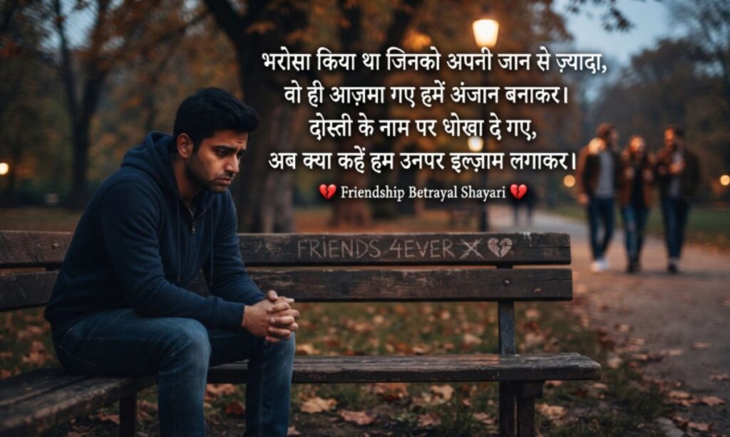 Dosti mein Dhoka Shayari