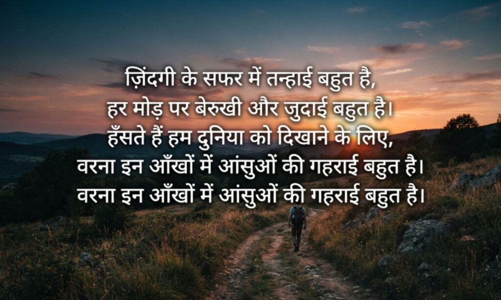 Emotional Shayari in Hindi on Life