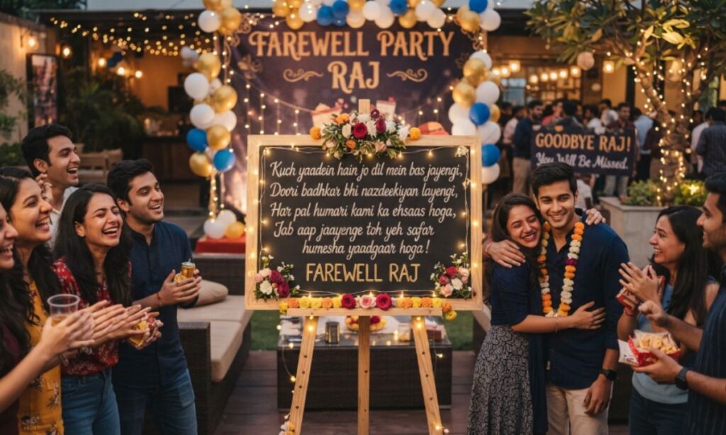 FAREWELL PARTY SHAYARI