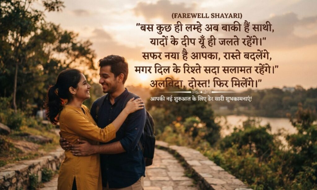 FAREWELL SHAYARI IN HINDI