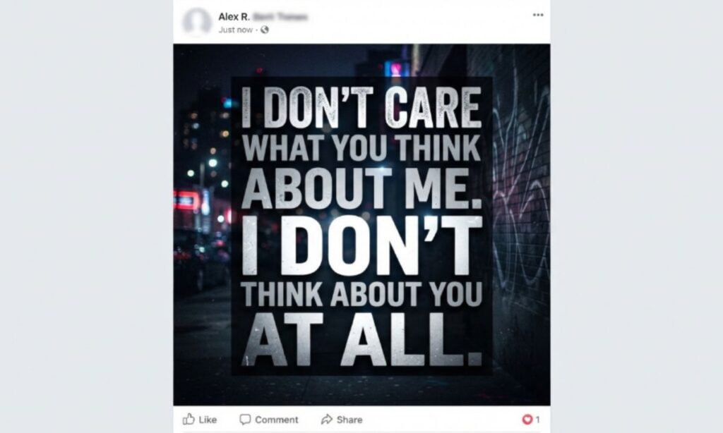 Facebook Status Attitude