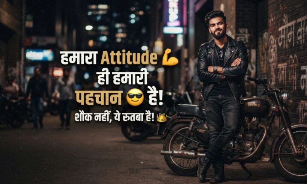 Facebook status in hindi attitude