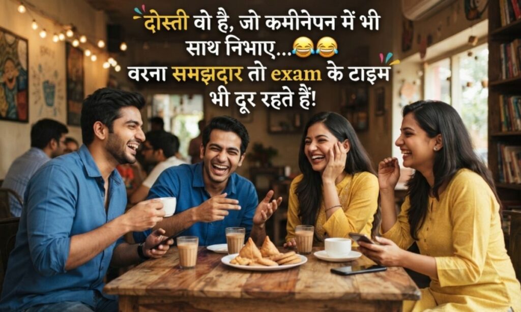 Funny Shayari for Friends in Hindi