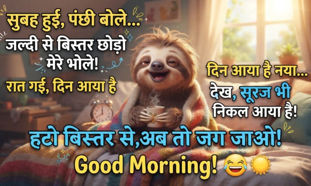 Good Morning Funny Shayari